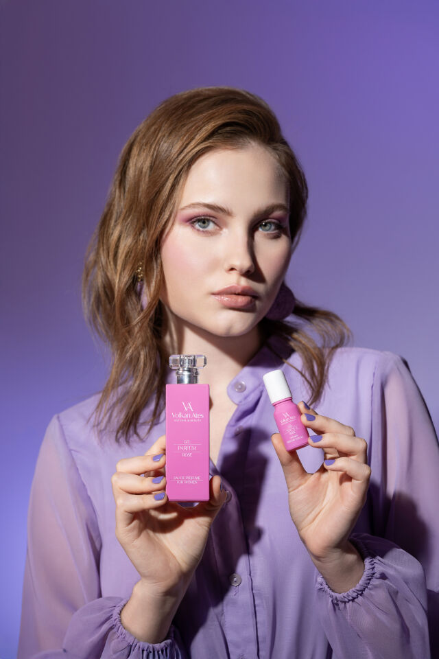 Volkan Ates Natural & Beauty Gül Parfüm & Esans Set 50 ml + 10 ml