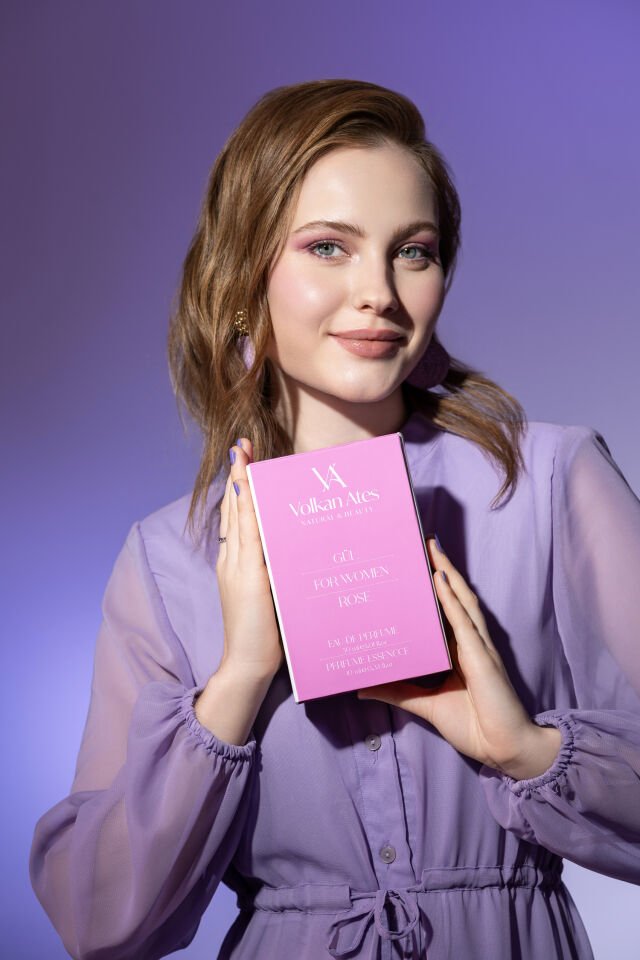 Volkan Ates Natural & Beauty Gül Parfüm & Esans Set 50 ml + 10 ml