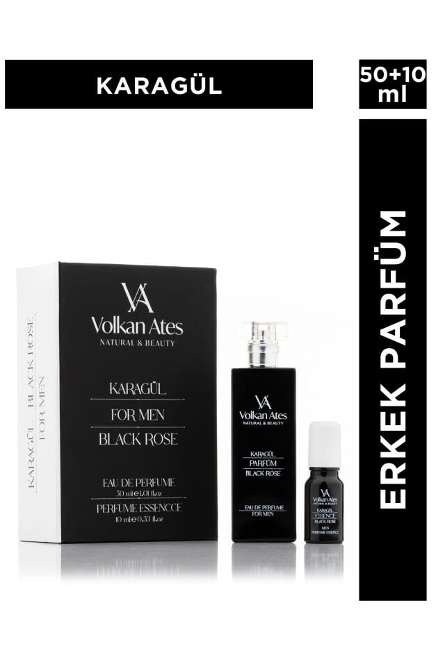 Volkan Ates Natural & Beauty Karagül Parfüm & Esans Set 50 ml + 10 ml