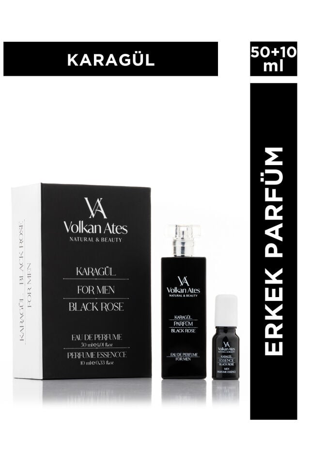 Volkan Ates Natural & Beauty Karagül Parfüm & Esans Set 50 ml + 10 ml