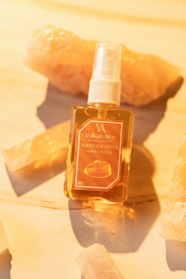 Volkan Ates Natural & Beauty Parfümlü Kolonya - Amber 50 ml