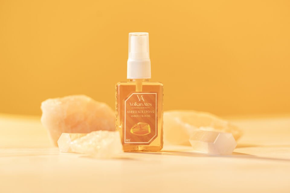 Volkan Ates Natural & Beauty Parfümlü Kolonya - Amber 50 ml