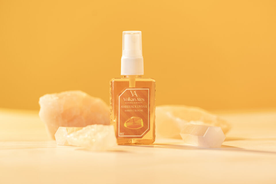 Volkan Ates Natural & Beauty Parfümlü Kolonya - Amber 50 ml