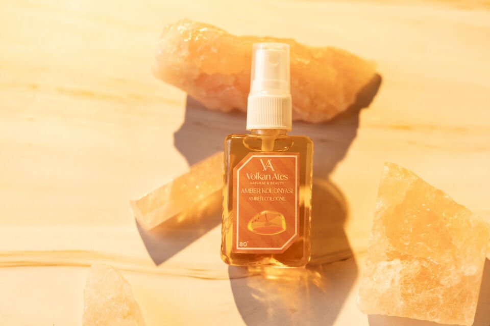 Volkan Ates Natural & Beauty Parfümlü Kolonya - Amber 50 ml