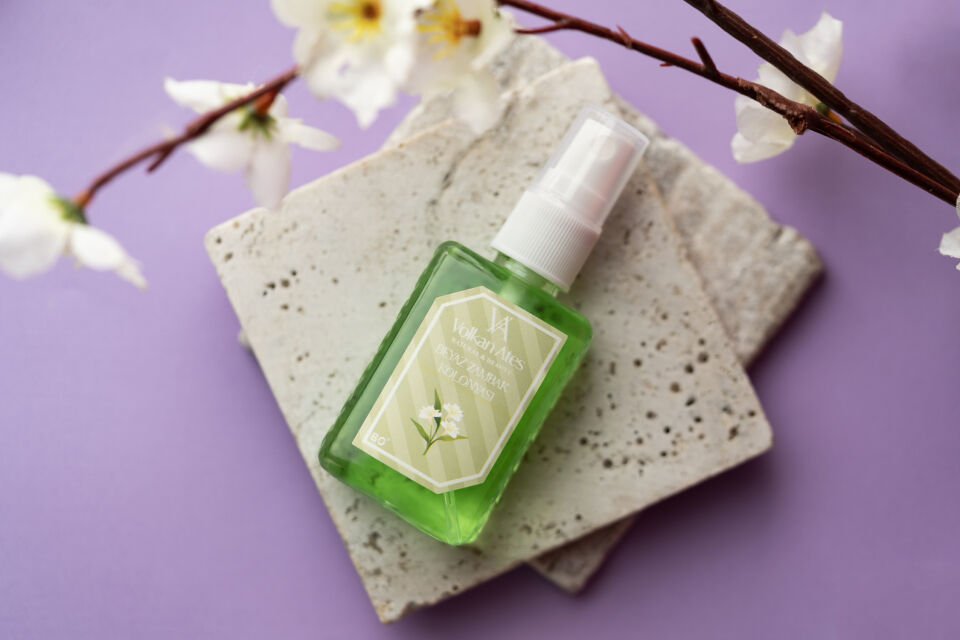Volkan Ates Natural & Beauty Parfümlü Kolonya - Beyaz Zambak 50 ml
