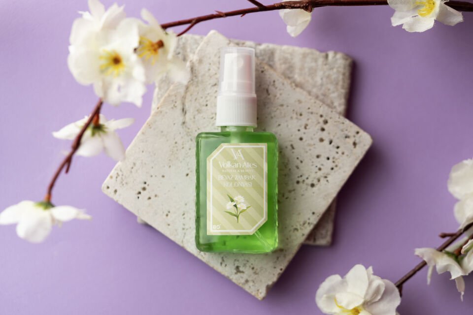 Volkan Ates Natural & Beauty Parfümlü Kolonya - Beyaz Zambak 50 ml