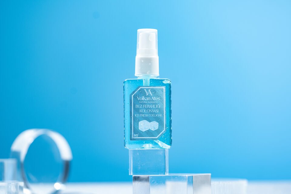 Volkan Ates Natural & Beauty Parfümlü Kolonya - Buz Ferahlığı 50 ml