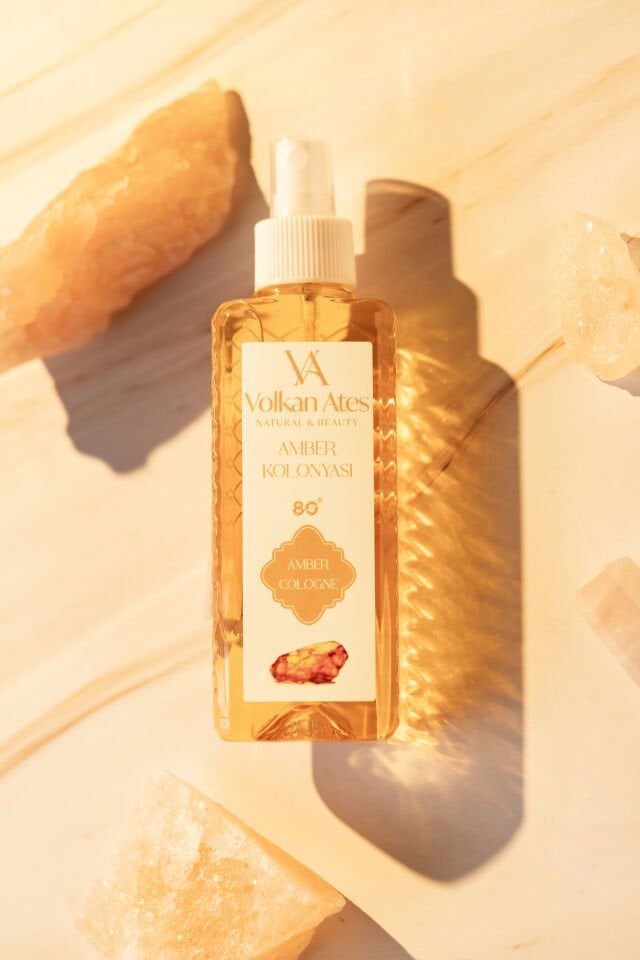 Volkan Ates Natural & Beauty Parfümlü Kolonya - Amber 150 ml