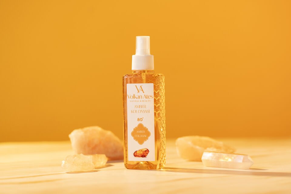 Volkan Ates Natural & Beauty Parfümlü Kolonya - Amber 150 ml