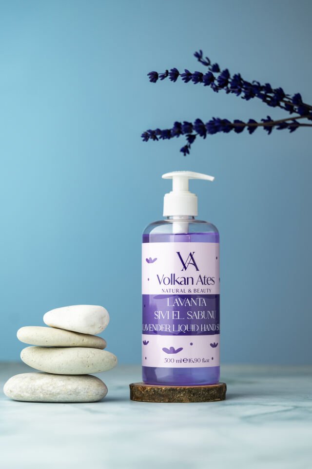 Volkan Ates Natural & Beauty Lavanta Yağlı Sıvı El Sabunu 500 ml