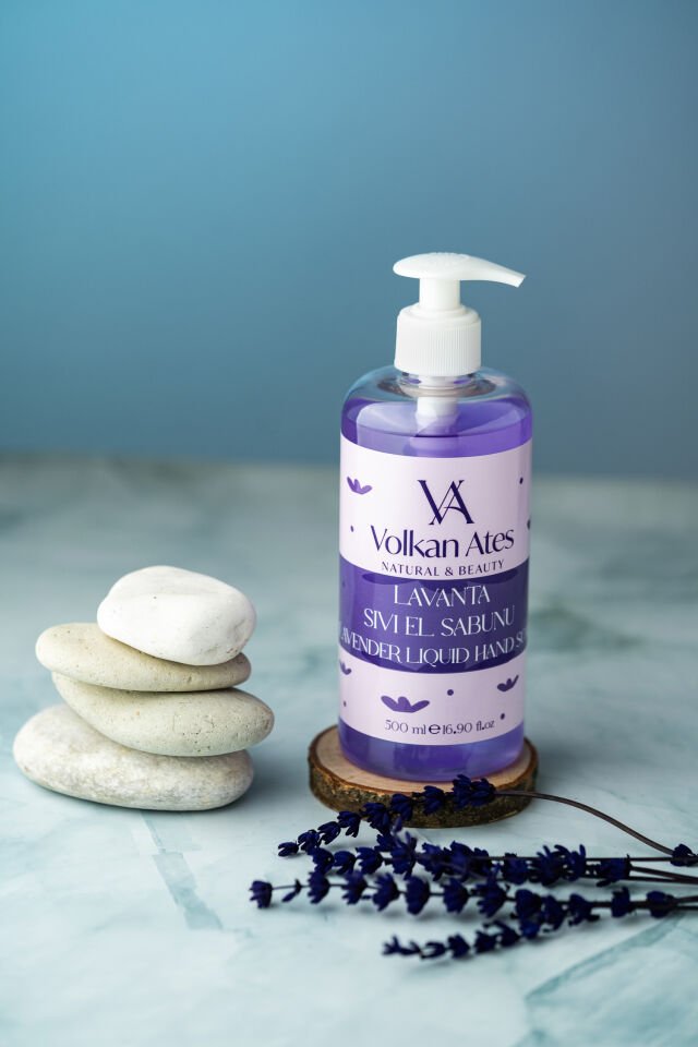 Volkan Ates Natural & Beauty Lavanta Yağlı Sıvı El Sabunu 500 ml