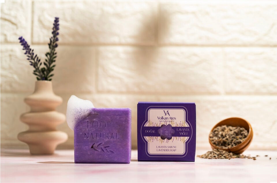 Volkan Ates Natural & Beauty Lavanta Yağlı Doğal Sabun 125 gr