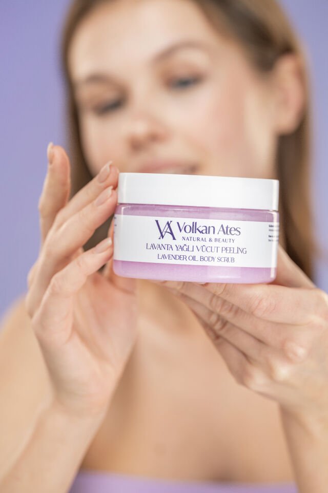 Volkan Ates Natural & Beauty Lavanta Yağlı Vücut Peeling Body Scrub 250 ml