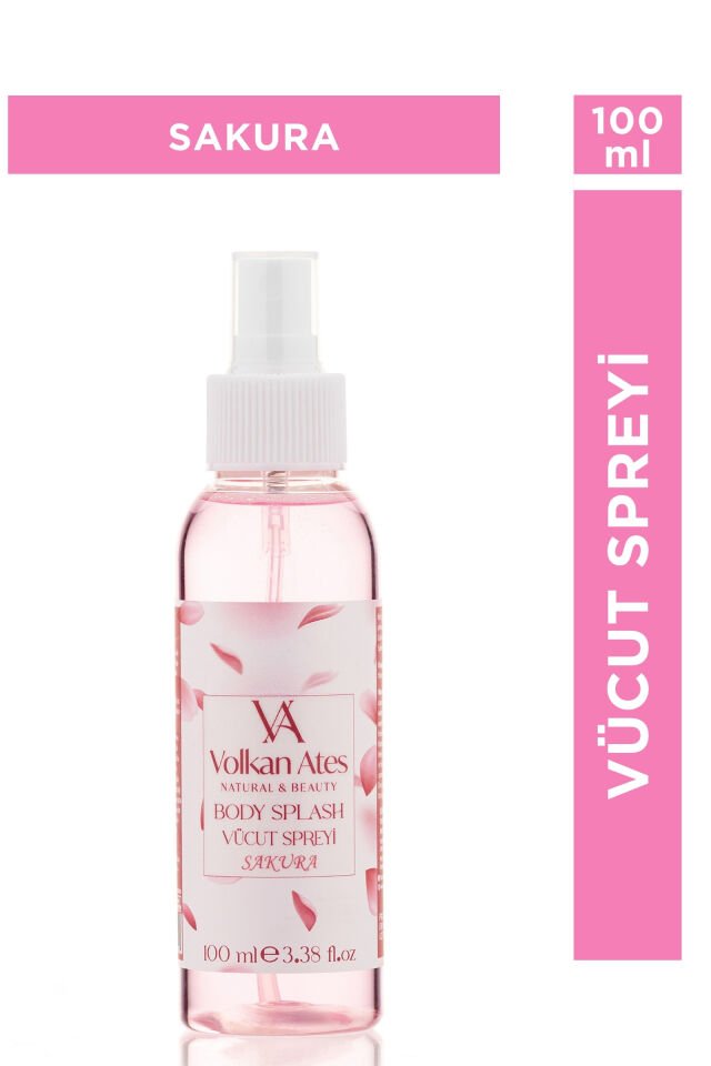 Volkan Ates Natural & Beauty Vücut Spreyi Body Splash Sakura 100 ml