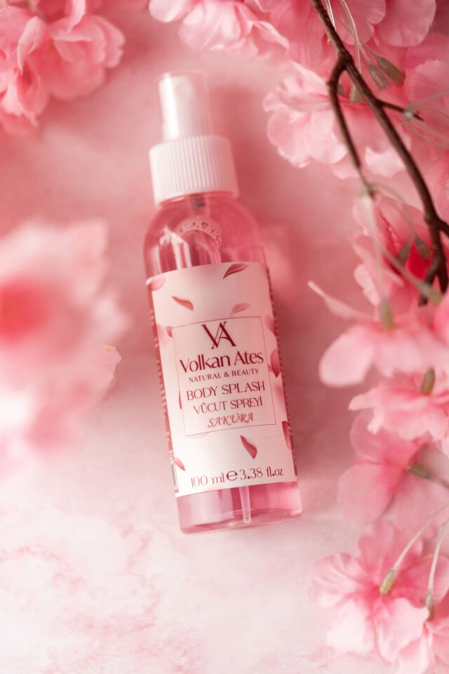 Volkan Ates Natural & Beauty Vücut Spreyi Body Splash Sakura 100 ml