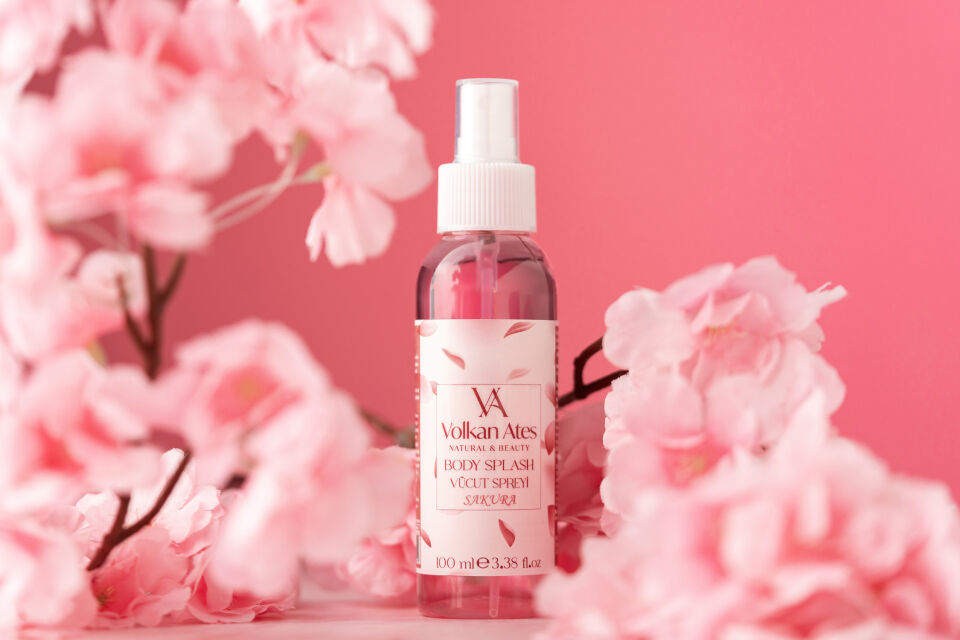 Volkan Ates Natural & Beauty Vücut Spreyi Body Splash Sakura 100 ml