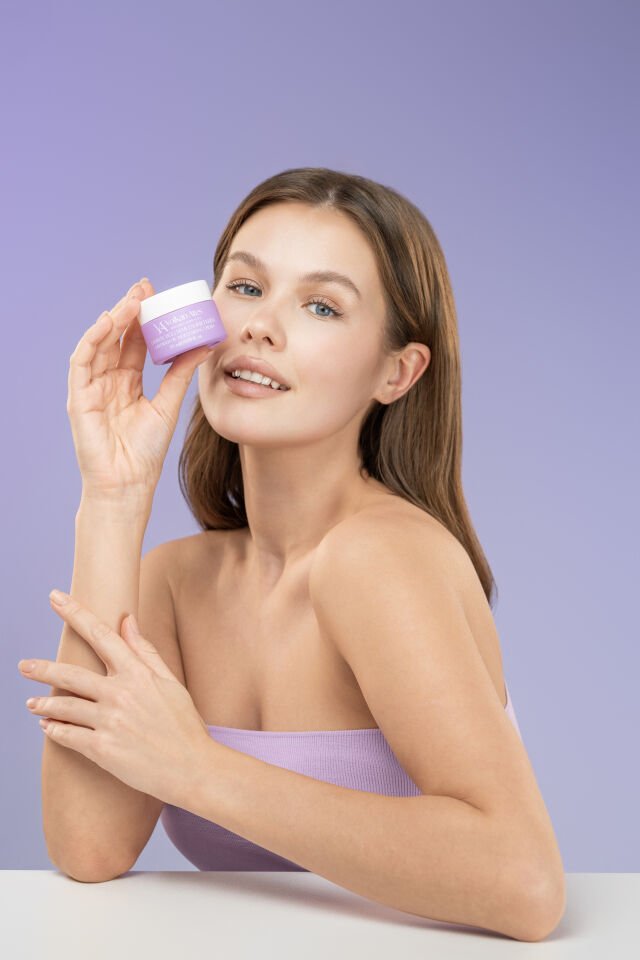 Volkan Ates Natural & Beauty Lavanta Yağlı Nemlendirici Krem Cam Kavanoz 50 ml