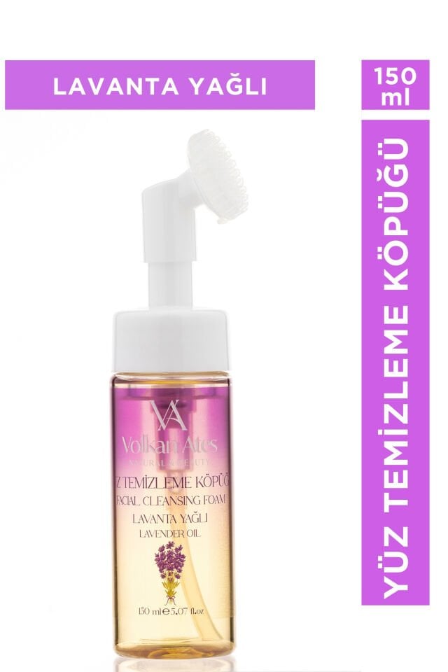 Volkan Ates Natural & Beauty Lavanta Yağlı Yüz Temizleme Köpüğü 150 ml