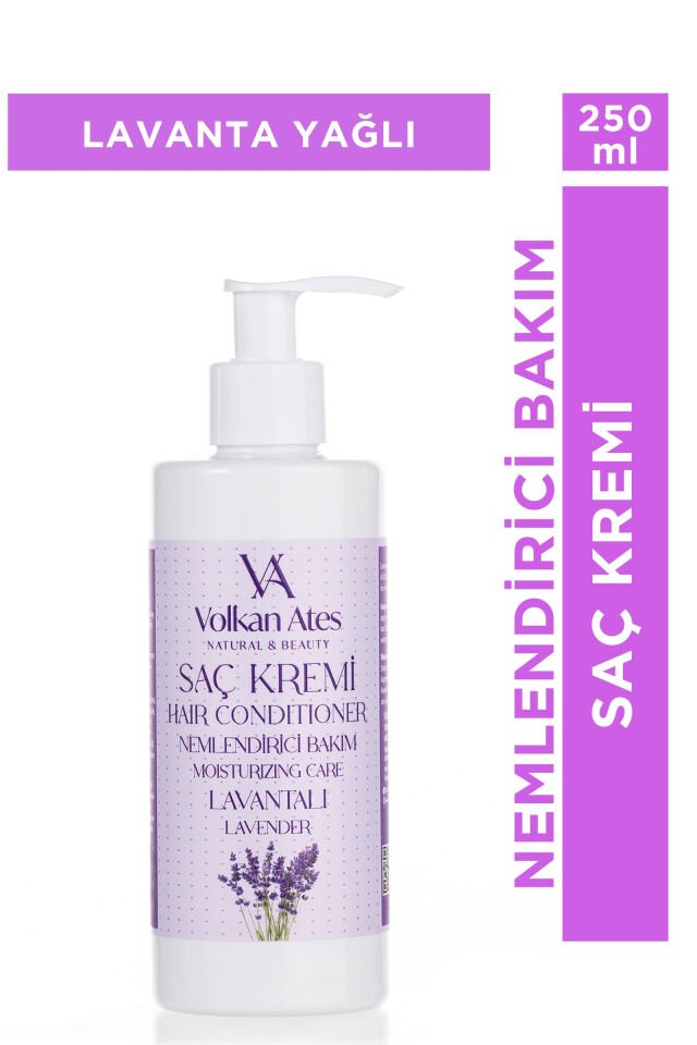 Volkan Ates Natural & Beauty Lavanta Yağlı Saç Kremi 250 ml