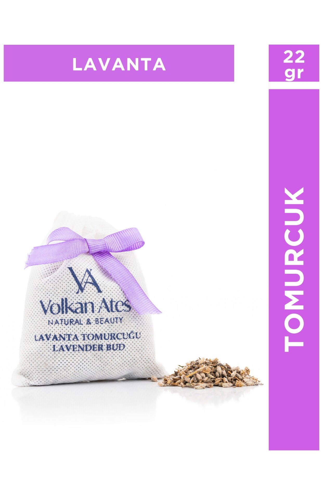 Volkan Ates Natural & Beauty Lavanta Tomurcuğu Kesesi 22 gr