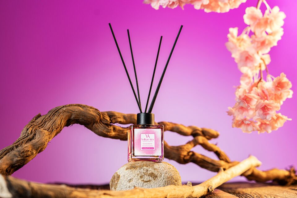 Volkan Ates Natural & Beauty Bambu Çubuklu Oda Kokusu – Pudra 110 ml