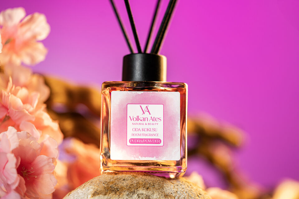 Volkan Ates Natural & Beauty Bambu Çubuklu Oda Kokusu – Pudra 110 ml