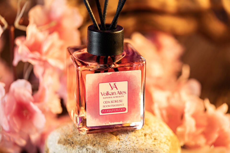 Volkan Ates Natural & Beauty Bambu Çubuklu Oda Kokusu – Pudra 110 ml