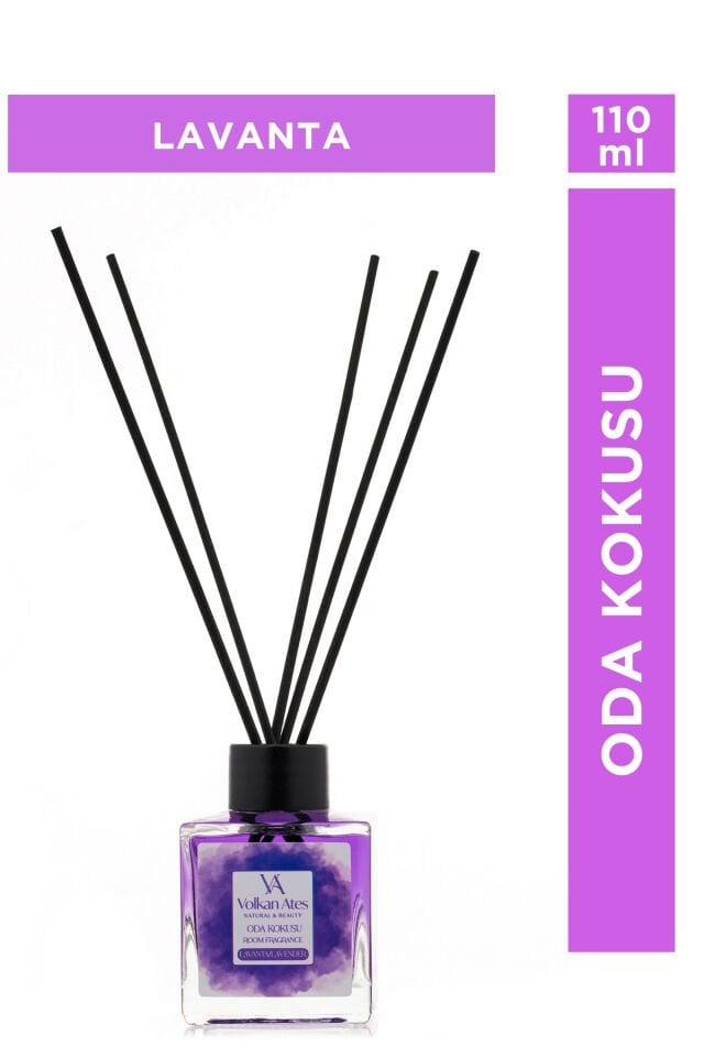 Volkan Ates Natural & Beauty Bambu Çubuklu Oda Kokusu – Lavanta 110 ml