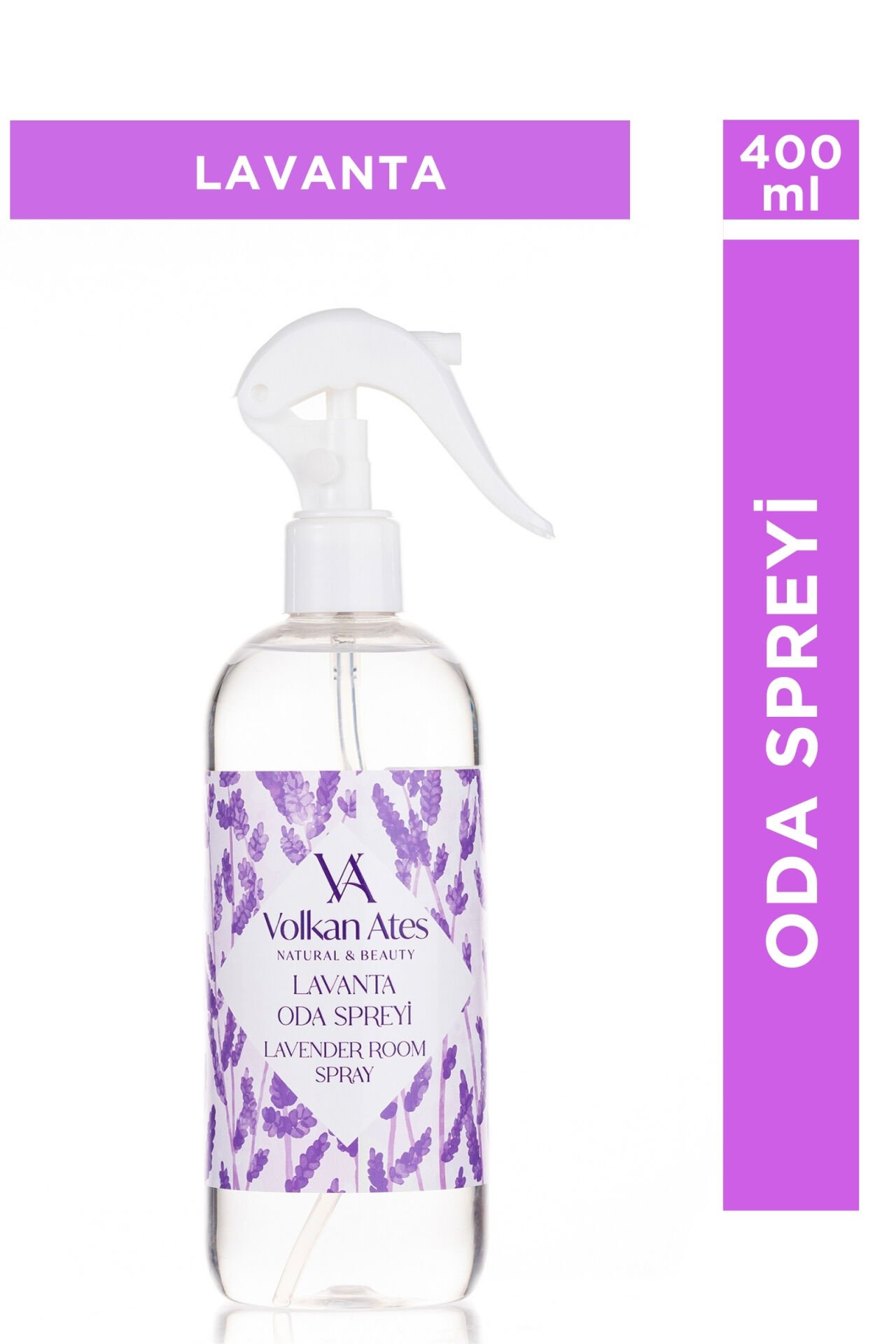 Volkan Ates Natural & Beauty Lavanta Kokulu Oda Spreyi 400 ml