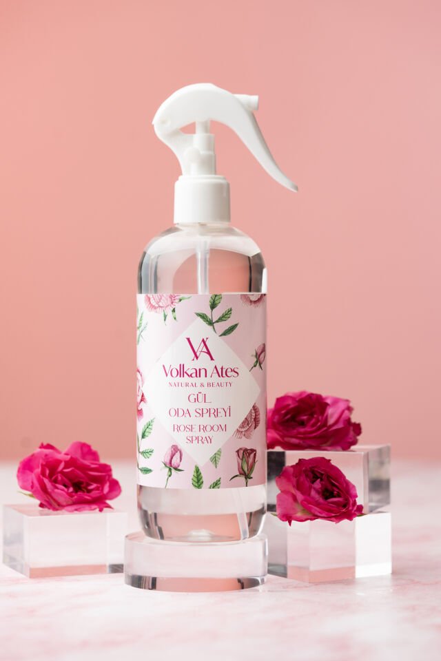 Volkan Ates Natural & Beauty Gül Kokulu Oda Spreyi 400 ml
