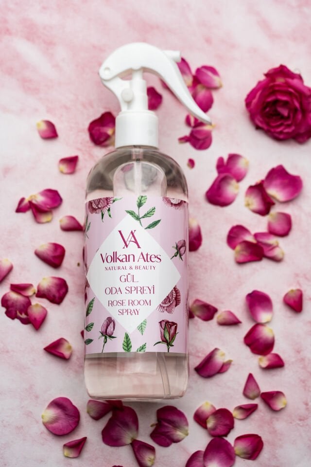 Volkan Ates Natural & Beauty Gül Kokulu Oda Spreyi 400 ml