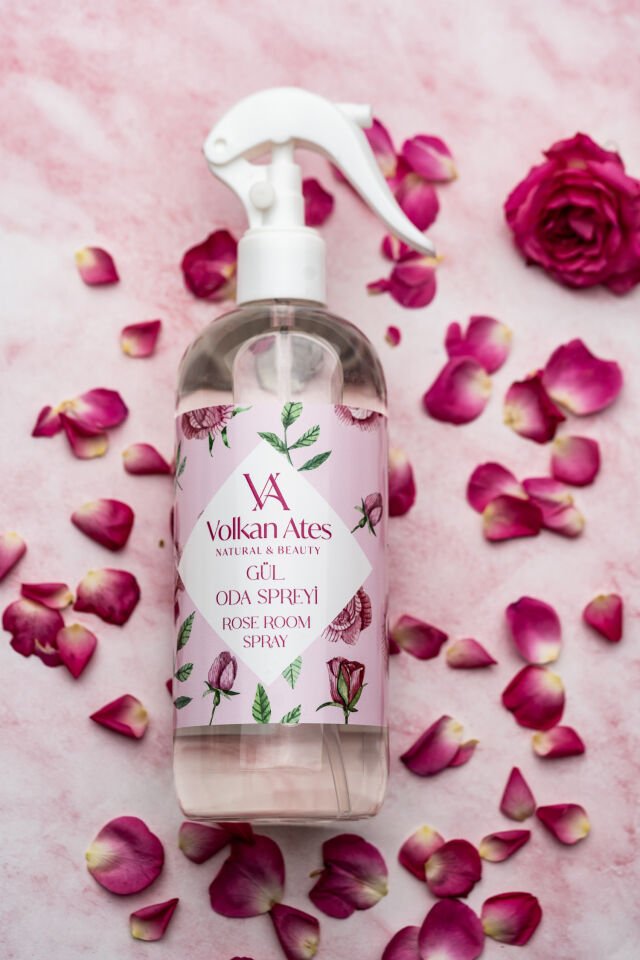 Volkan Ates Natural & Beauty Gül Kokulu Oda Spreyi 400 ml