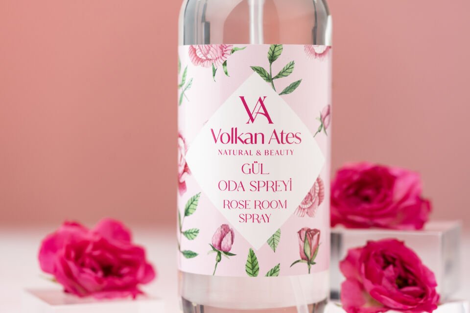 Volkan Ates Natural & Beauty Gül Kokulu Oda Spreyi 400 ml