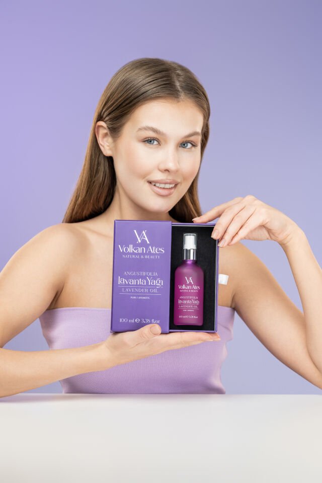 Volkan Ates Natural & Beauty Lavandula Angustifolia Saf Lavanta Yağı Sprey 100 ml