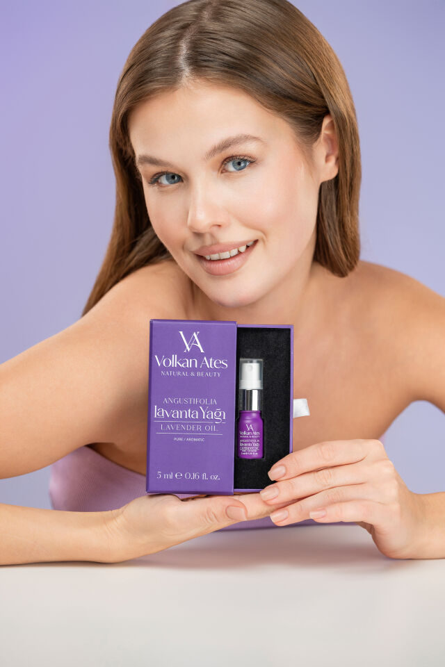 Volkan Ates Natural & Beauty Lavandula Angustifolia Saf Lavanta Yağı Sprey 5 ml