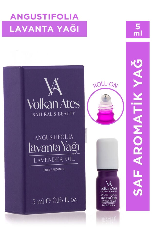 Volkan Ates Natural & Beauty Lavandula Angustifolia Saf Lavanta Yağı Roll-On 5 ml
