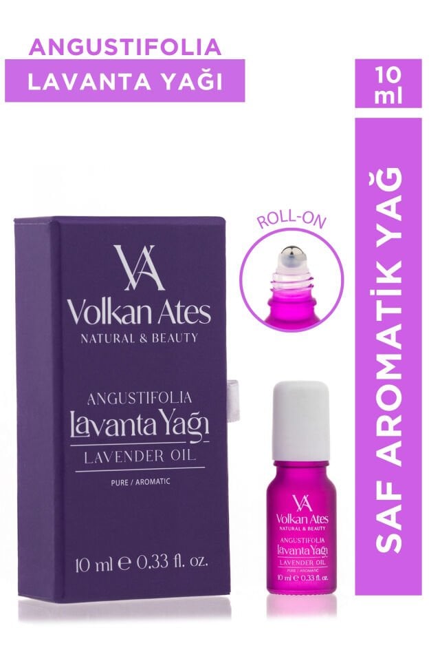 Volkan Ates Natural & Beauty Lavandula Angustifolia Saf Lavanta Yağı Roll-On 10 ml