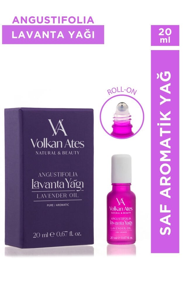 Volkan Ates Natural & Beauty Lavandula Angustifolia Saf Lavanta Yağı Roll-On 20 ml