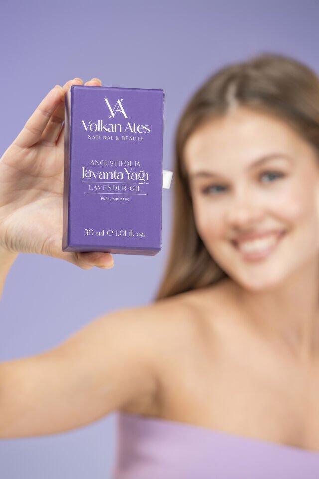 Volkan Ates Natural & Beauty Lavandula Angustifolia Saf Lavanta Yağı Cam Damlalıklı 30 ml