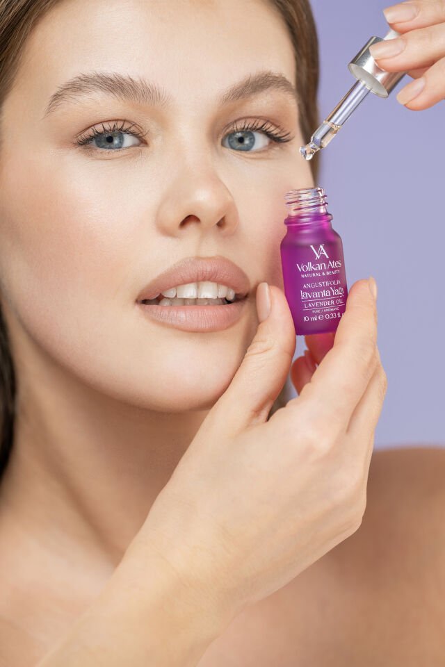 Volkan Ates Natural & Beauty Lavandula Angustifolia Saf Lavanta Yağı Cam Damlalıklı 10 ml