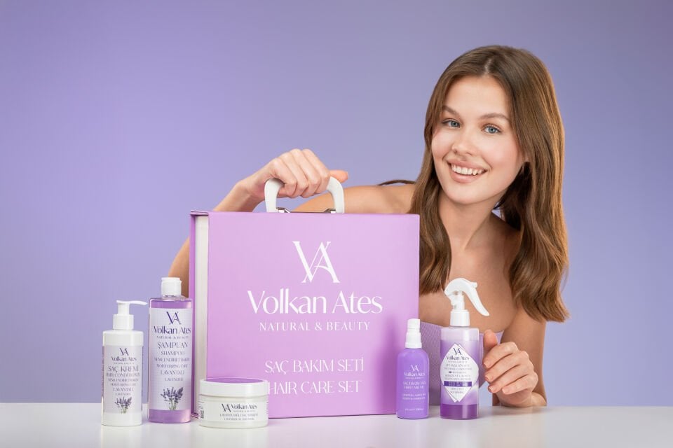 Saç Bakım Seti (Saç Maskesi - Şampuan - Saç Bakım Yağı - Saç Kremi - Çift Fazlı Fön Suyu)