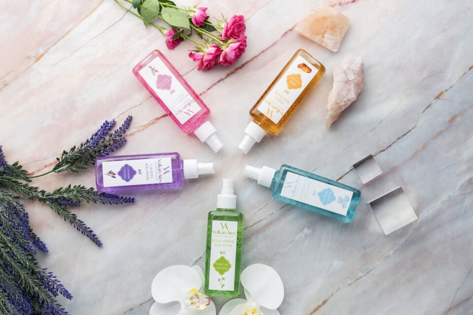 Volkan Ates Natural & Beauty 5'li Parfümlü Kolonya Seti 150 ml