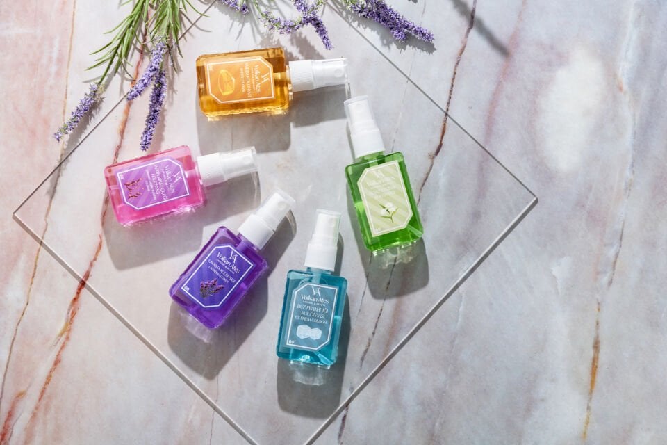Volkan Ates Natural & Beauty 5'li Parfümlü Kolonya Seti 50 ml