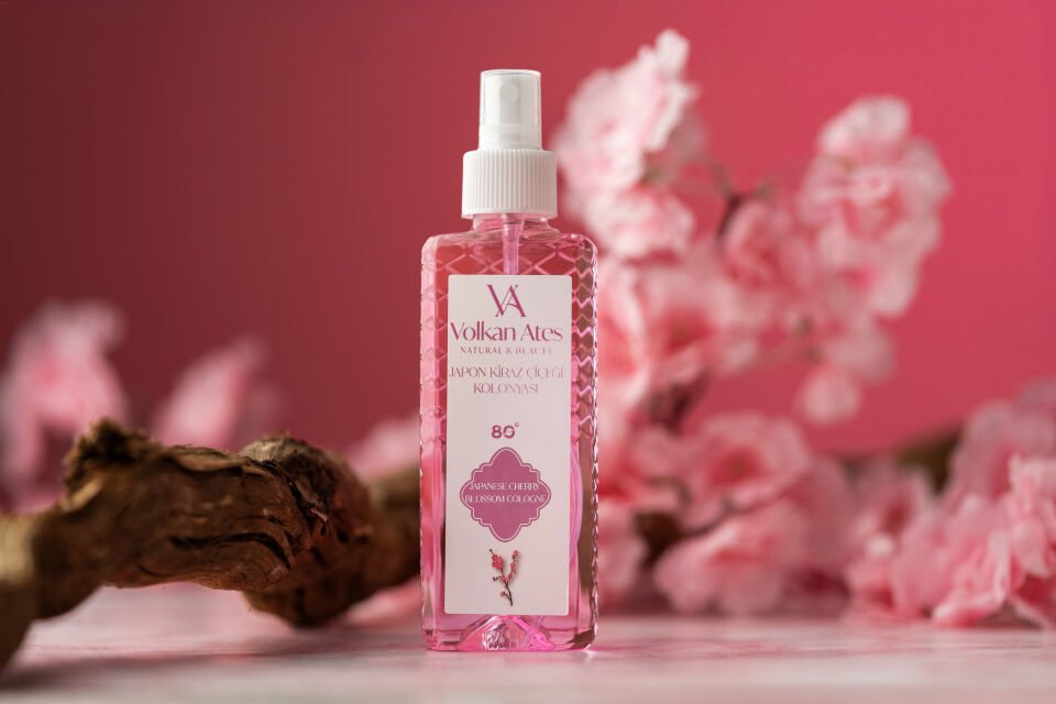 Volkan Ates Natural & Beauty Parfümlü Kolonya - Japon Kiraz Çiçeği 150 ml