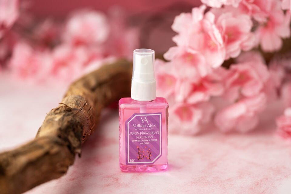Volkan Ates Natural & Beauty Parfümlü Kolonya - Japon Kiraz Çiçeği 50 ml