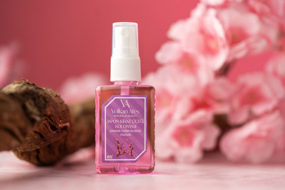 Volkan Ates Natural & Beauty Parfümlü Kolonya - Japon Kiraz Çiçeği 50 ml
