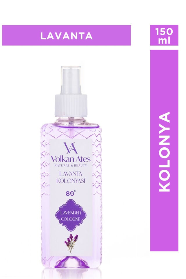 Volkan Ates Natural & Beauty Parfümlü Kolonya - Lavanta 150 ml