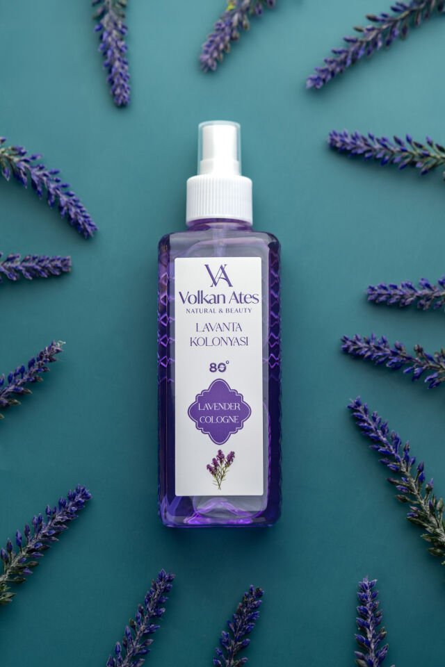 Volkan Ates Natural & Beauty Parfümlü Kolonya - Lavanta 150 ml