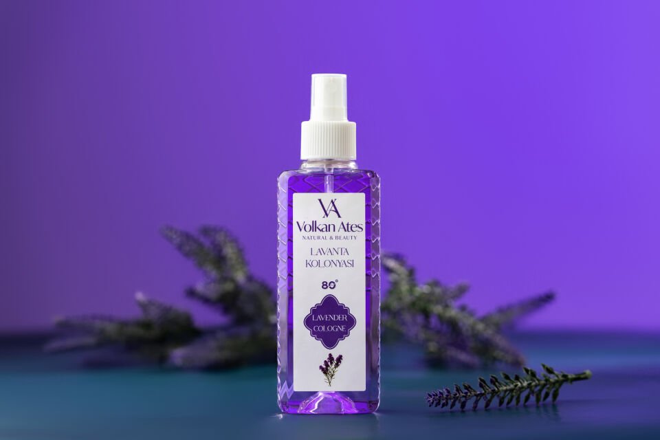 Volkan Ates Natural & Beauty Parfümlü Kolonya - Lavanta 150 ml