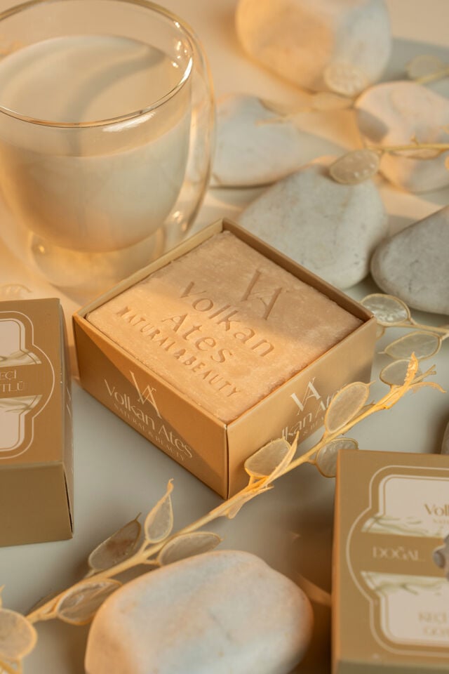 Volkan Ates Natural & Beauty Keçi Sütü Katı Doğal Sabun 125 gr